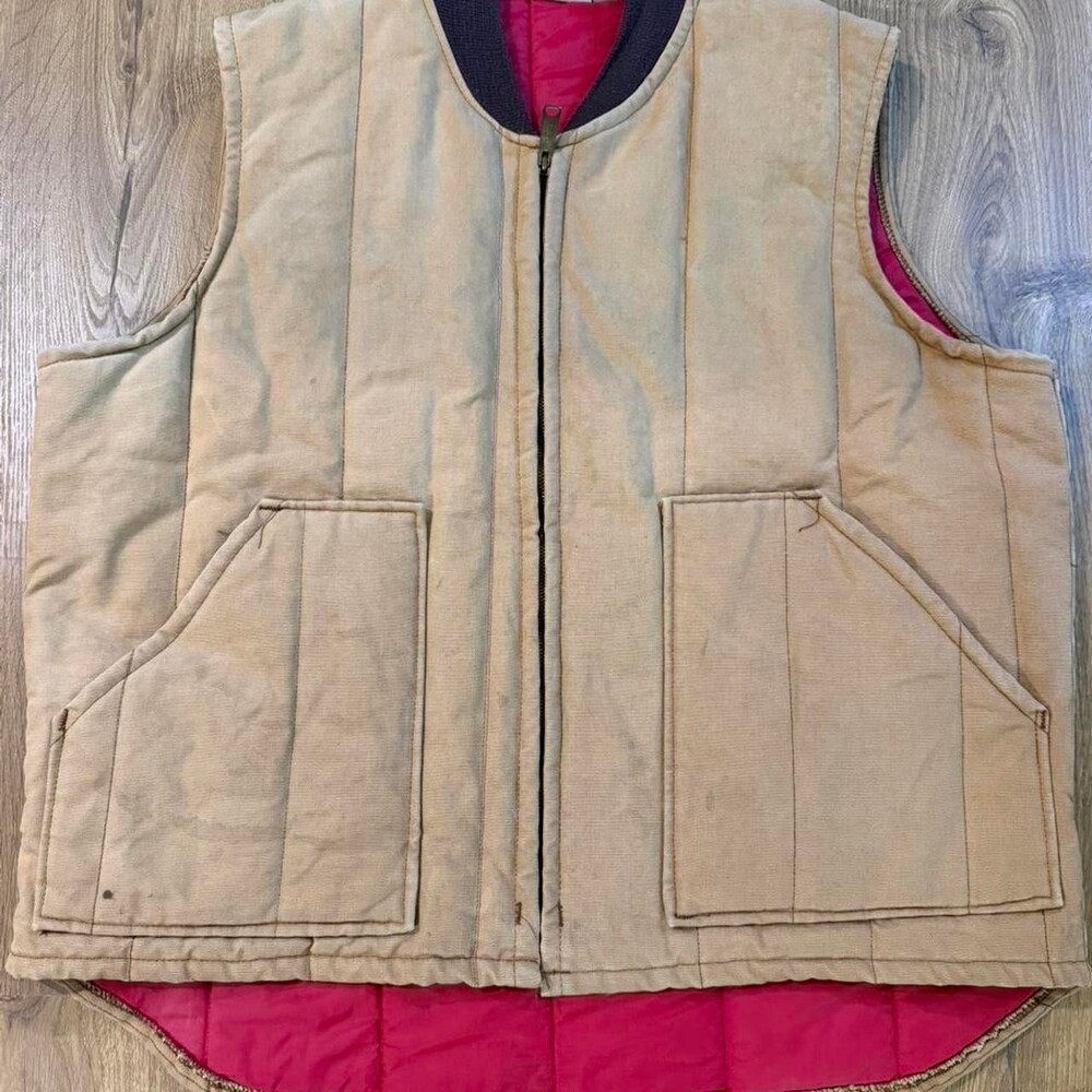 Big Smith Men's Tan and Cream Gilet